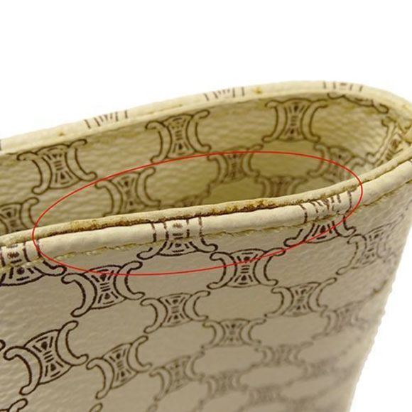 Celine Bag Women's Brand Tote Bag Macadam Ivory White White Commuter School - Picture 8 of 10